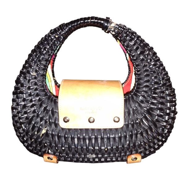Kate Spade New York RARE Santiago Plantation Wicker Handbag - Picture 2 of 7